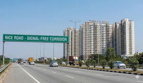 The NICE Road Advantage: Signal-Free Travel for Purva Park Royale Residents