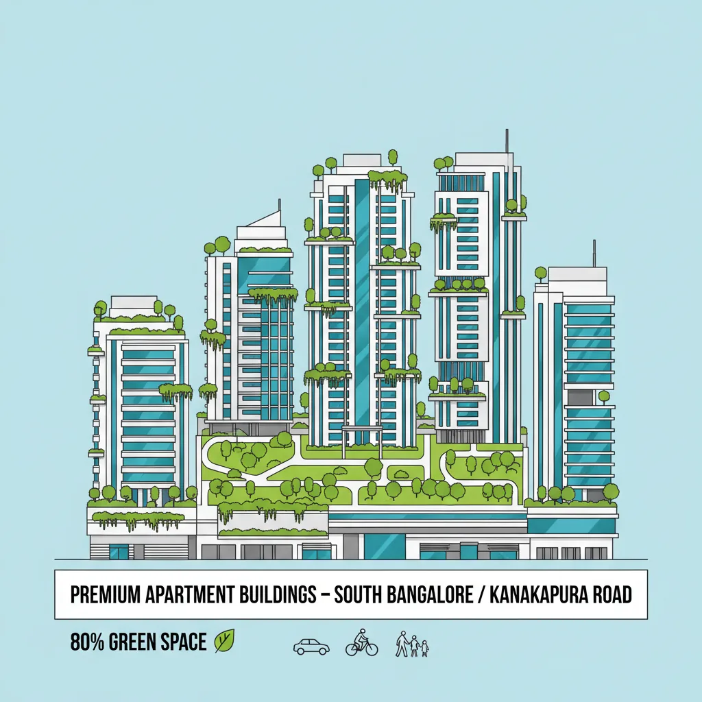 About Puravankara Group - Modern luxury residential high-rise towers with green gardens and open spaces